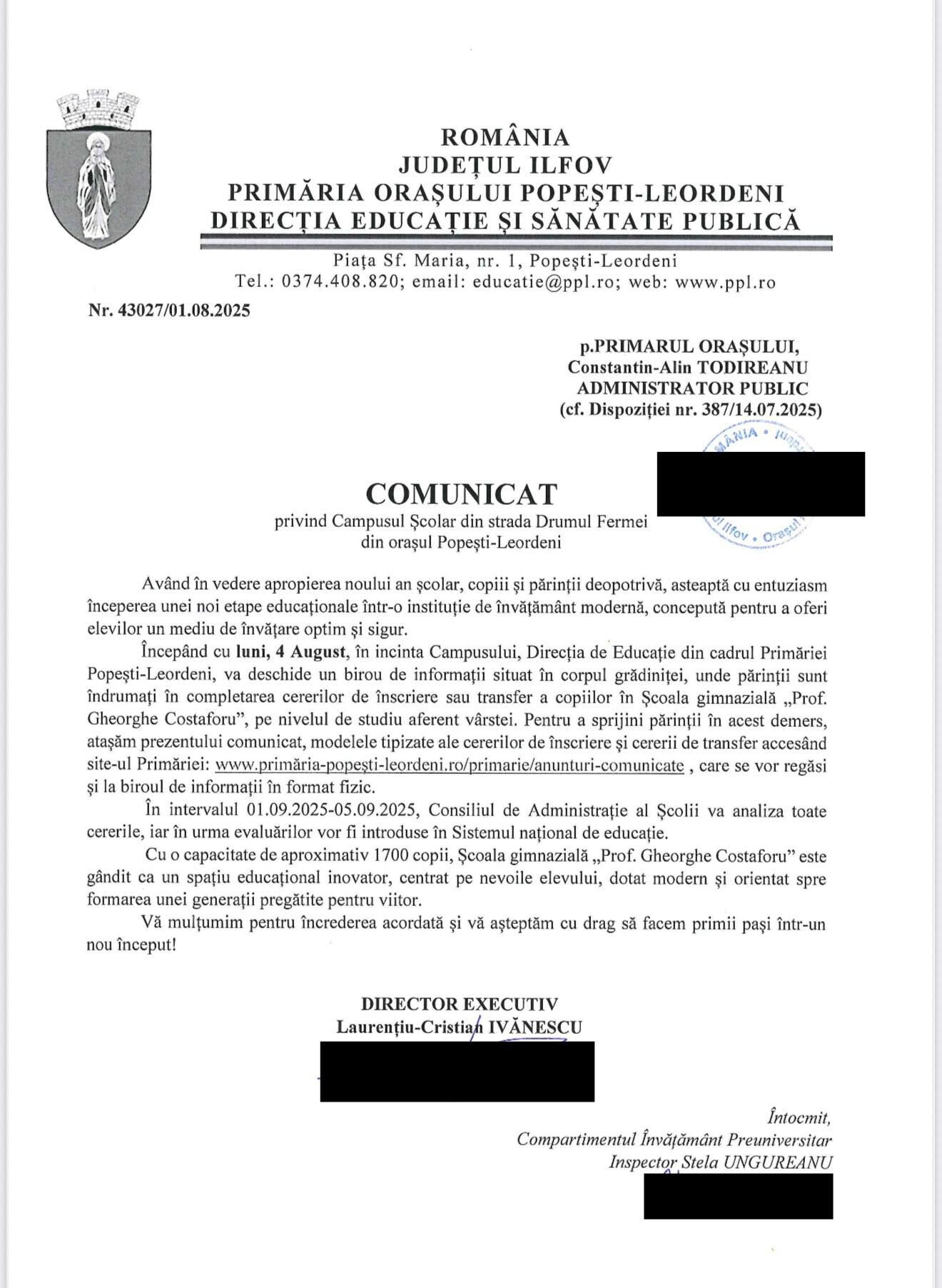 campus scolar popesti leordeni